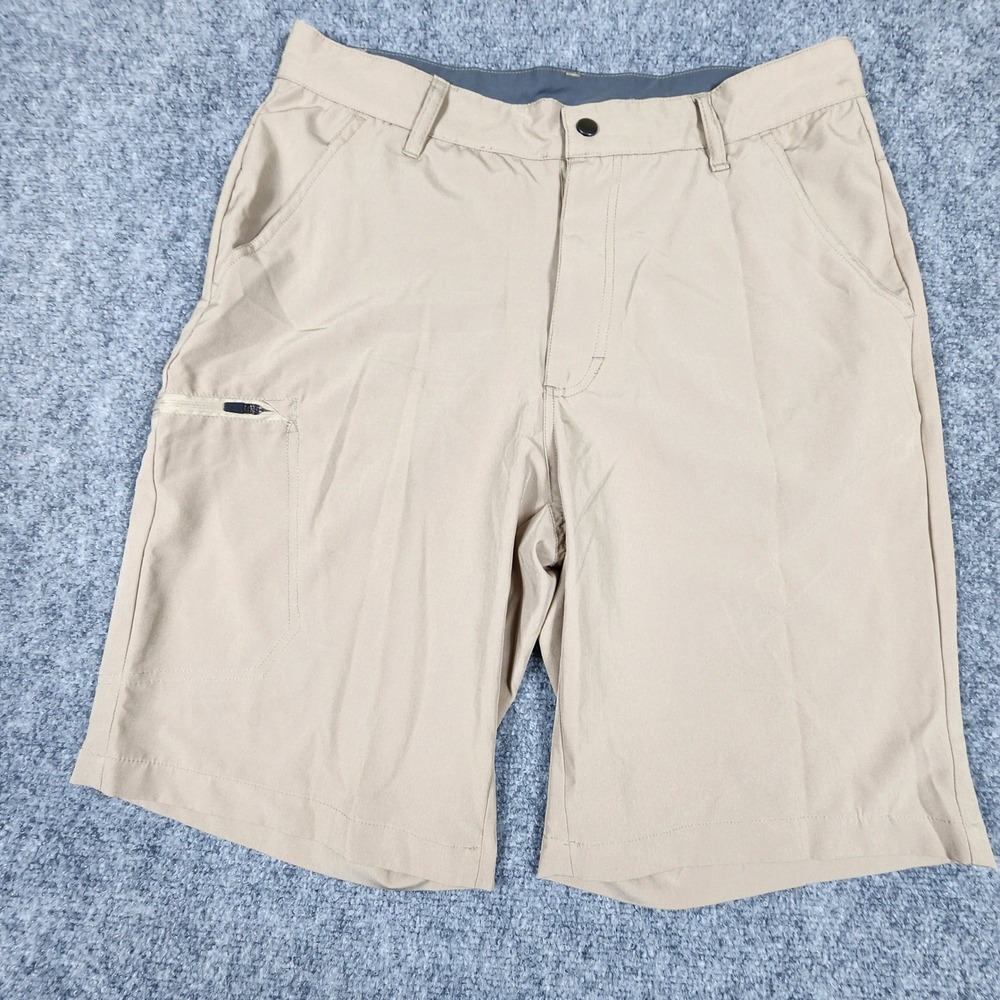 Stillwater Supply Co Mens Tan Cargo Shorts Size 34 Stretch Hiking Outdoor Khaki